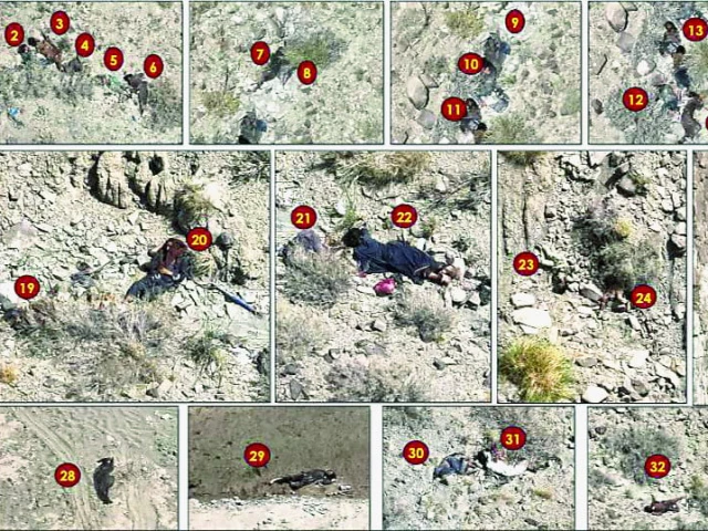 the combo of pictures released by the military s media wing show targets hit by security forces along the pak afghan border near zhob photo ispr the combo of pictures released by the military s media wing show targets hit by security forces along the pak afghan border near zhob photo ispr