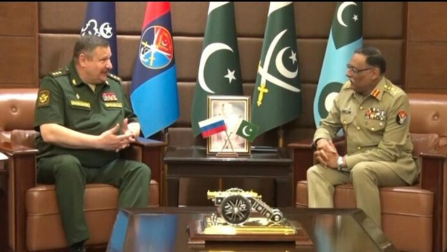 russian deputy chief visits pakistan meets cjcsc general sahir shamshad mirza russian deputy chief visits pakistan meets cjcsc general sahir shamshad mirza