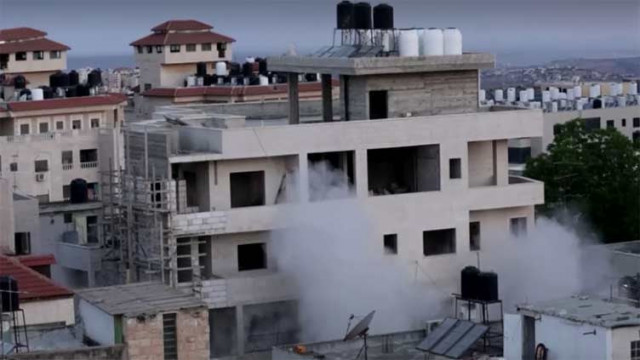 an explosion is seen as the israeli army demolishes a palestinian house in ramallah in the israeli occupied west bank june 8 2023 photo reuters an explosion is seen as the israeli army demolishes a palestinian house in ramallah in the israeli occupied west bank june 8 2023 photo reuters