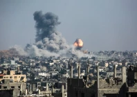 a column of fire and smoke erupts following israeli bombardment of areas east of the tuffah neighbourhood in eastern gaza city on june 18 2025 photo afp a column of fire and smoke erupts following israeli bombardment of areas east of the tuffah neighbourhood in eastern gaza city on june 18 2025 photo afp