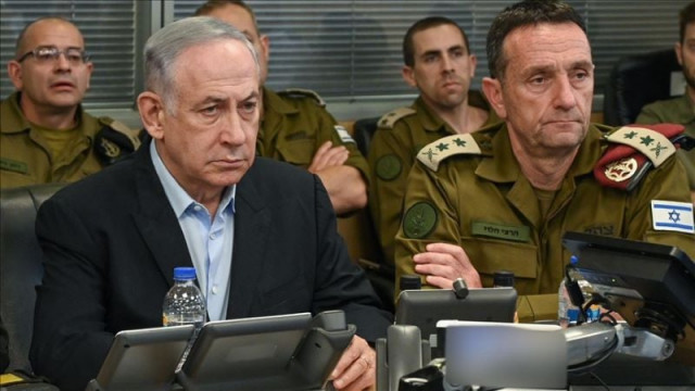 israeli prime minister benjamin netanyahu chief of the general staff of the israel defense forces herzi halevi photo anadolu agency israeli prime minister benjamin netanyahu chief of the general staff of the israel defense forces herzi halevi photo anadolu agency