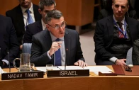israeli foreign minister gideon saar addresses the security council during the meeting on the situation in the middle east at u n headquarters in new york city u s february 18 2026 reuters