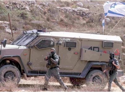dozens of israeli settlers attack west bank village dozens of israeli settlers attack west bank village