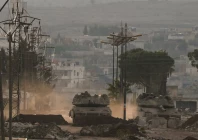 israeli force made up of two tanks and two military vehicles entered eastern tal al ahmar hill in southern quneitra syria on april 18 2026 photo anadolu