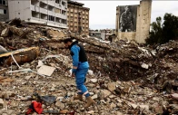 a paramedic walks among the rubble at a site damaged in an israeli strike amid escalating hostilities between israel and hezbollah as the us israeli conflict with iran continues in nabatieh lebanon march 25 2026 photo reuters