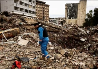 a paramedic walks among the rubble at a site damaged in an israeli strike amid escalating hostilities between israel and hezbollah as the us israeli conflict with iran continues in nabatieh lebanon march 25 2026 photo reuters