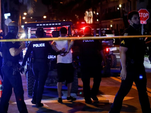 police from miami beach at the shooting place photo reuters police from miami beach at the shooting place photo reuters