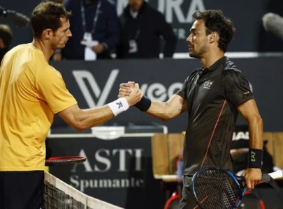 fognini defeats murray in rome battle of tennis dads fognini defeats murray in rome battle of tennis dads