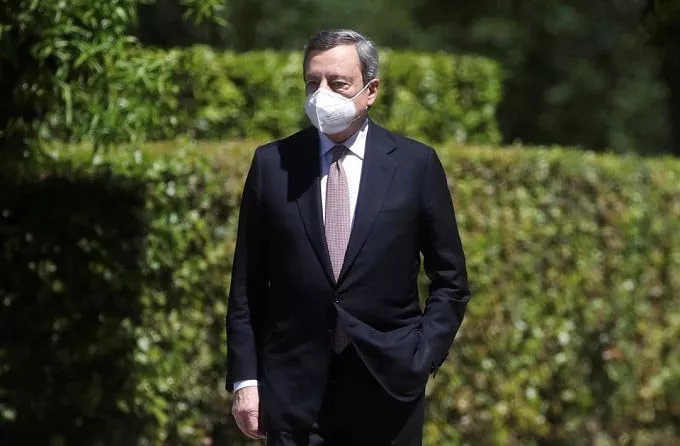 italian prime minister mario draghi arrives for the virtual g20 summit on the global health crisis at villa pamphilj in rome italy may 21 2021 reuters yara nardi italian prime minister mario draghi arrives for the virtual g20 summit on the global health crisis at villa pamphilj in rome italy may 21 2021 reuters yara nardi