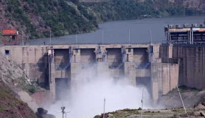 a view of the uri ii hydroelectric project dam on the jhelum river which flows from iiojk into ajk may 7 2025 photo reuters a view of the uri ii hydroelectric project dam on the jhelum river which flows from iiojk into ajk may 7 2025 photo reuters