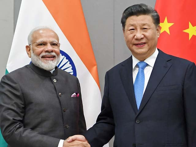 xi jinping meets with narendra modi in brazil photo afp