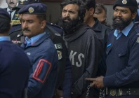pakistani american zahir jaffer c convicted of rape and murder charges arrives in a court in islamabad photo afp