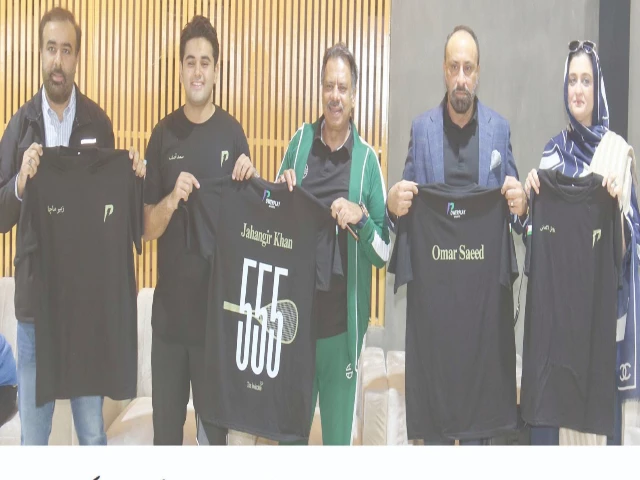 squash legend jahangir khan combaxx sports ceo omar saeed and others seen at the launch of powerplay sports store in karachi photo app squash legend jahangir khan combaxx sports ceo omar saeed and others seen at the launch of powerplay sports store in karachi photo app