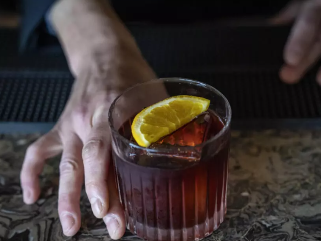 Ice handling is considered an essential skill for Japanese bartenders, who often begin their training by learning to break it with precision. PHOTO: AFP