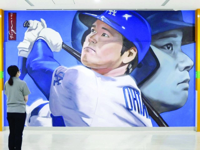 japan s baseball icon immortalised in mural art japan s baseball icon immortalised in mural art