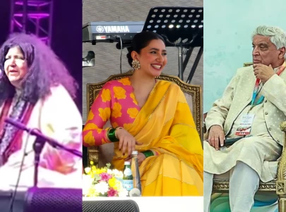 mahira khan abida parveen javed akhtar others grace urdu literary festival in dubai