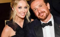 jason segel marries kayla radomski in romantic california botanical garden wedding