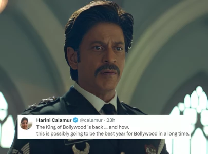 king of bollywood is back audiences bowled over by jawan trailer