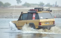 indus water cross jeep race thrills swabi