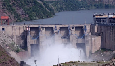a view of the uri ii hydroelectric project dam on jhelum river which flows from indian illegally occupied jammu and kashmir into azad kashmir near uri in baramulla district photo reuters