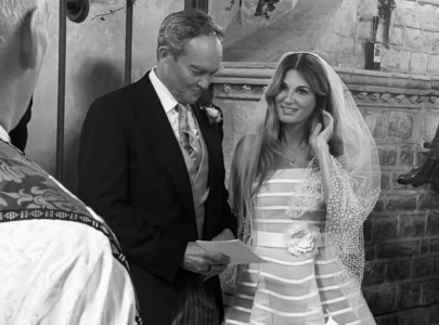 jemima goldsmith shares intimate wedding photos as pakistani stars send congratulations