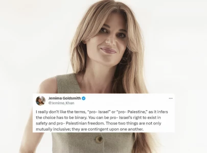 don t like the terms pro israel or pro palestine says jemima goldsmith