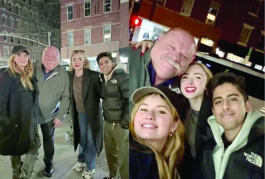 the cast of the popular disney channel tv series jesse photo file