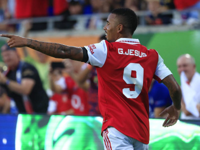 jesus on target as arsenal thrash chelsea