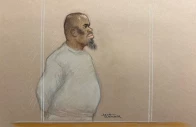 essa suleiman who has been charged with attempted murder over an attack during which two jewish men were stabbed in golders green north london in what police are treating as a terrorist incident sits at westminster magistrates court in london britain may 1 2026 in this courtroom sketch reuters