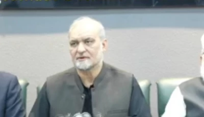 jamaat e islami ji chief hafiz naeemur rehman addressing media after consultation with pm shehbaz at pm house today photo screengrab
