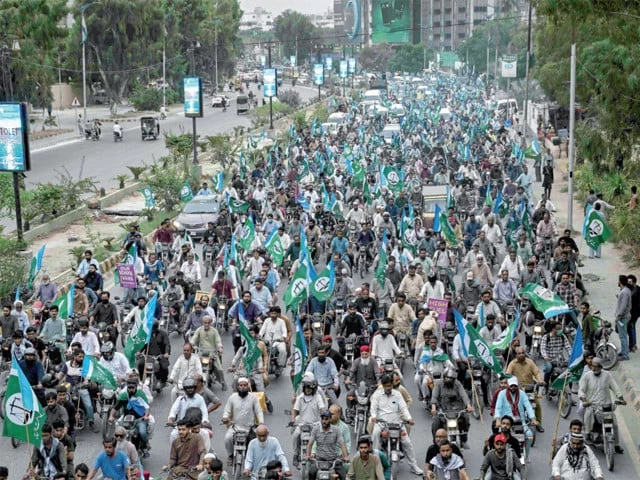 high cost of living people take part in a rally organized by the jamaat e islami in karachi photo jalal qureshi express high cost of living people take part in a rally organized by the jamaat e islami in karachi photo jalal qureshi express