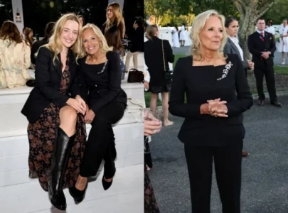 first lady jill biden attends ralph lauren s spring 2025 star studded nyfw hamptons event first lady jill biden attends ralph lauren s spring 2025 star studded nyfw hamptons event