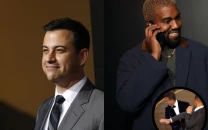 kimmel jokes will smith should ve slapped kanye west at the grammys for forgiveness