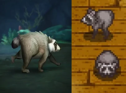 viral raccoon jimothy joins skyrim and stardew valley through fan made mods