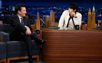 bts jin transforms tonight show stage into giant bed for cozy performance and playful interview with jimmy fallon bts jin transforms tonight show stage into giant bed for cozy performance and playful interview with jimmy fallon