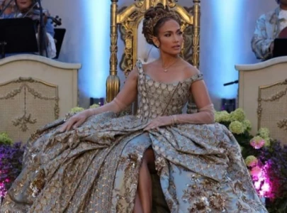 jennifer lopez bridgerton themed birthday gown crafted over 3 490 hours by manish malhotra