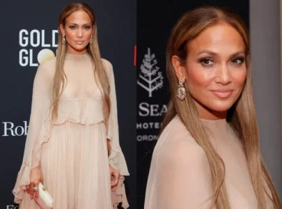 jennifer lopez swaps revenge dress for chlo and sabyasachi look at tiff golden globes party