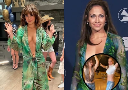Mika Abdalla and Jennifer Lopez go viral after Off Campus Versace dress  moment