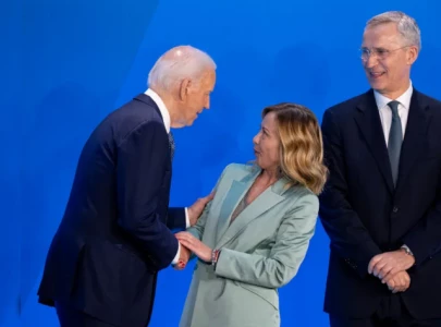 joe biden inappropriately tries to kiss italian pm at nato summit