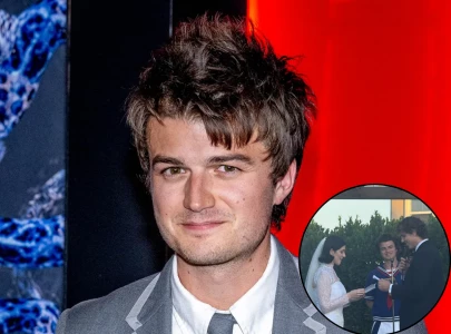 joe keery goes viral for dressing like steve harrington at friend s wedding joe keery goes viral for dressing like steve harrington at friend s wedding
