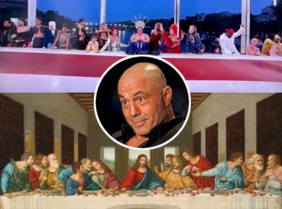 joe rogan criticizes olympics last supper parody