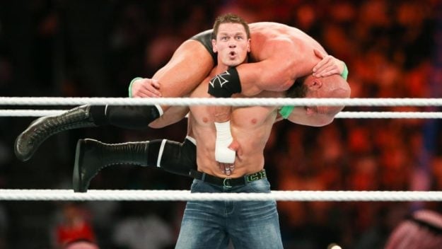 John Cena v Triple H. PHOTO: WWE