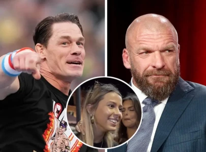 john cena posts hilarious meme of triple h and hawk tuah girl john cena posts hilarious meme of triple h and hawk tuah girl