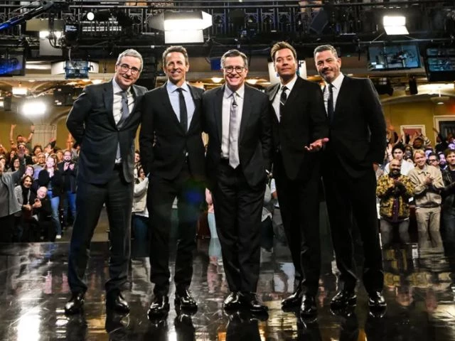 stephen colbert scores season high ratings after strike force five reunion on the late show