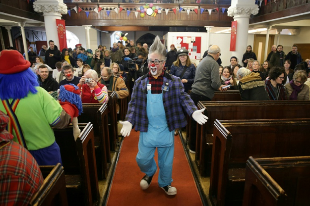 Clowns from all over were expected for the
