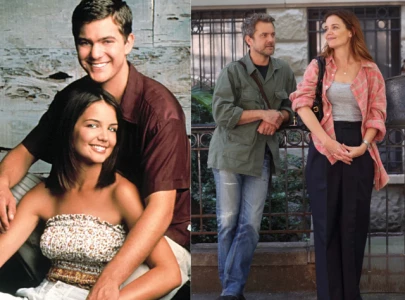 katie holmes and joshua jackson reunite for happy hours film trilogy in nyc