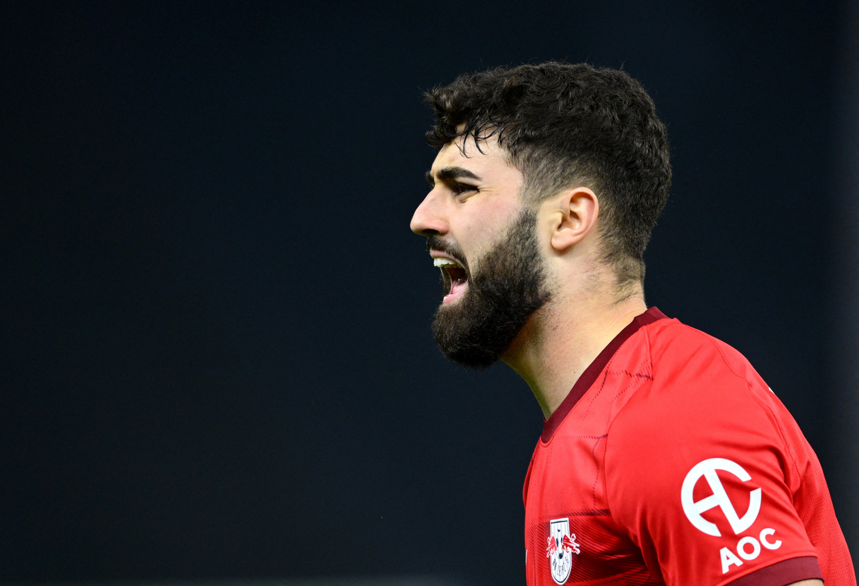 rb leipzig s josko gvardiol reacts during a bundesliga match between hertha bsc versus rb leipzig at olympiastadion berlin germany on april 8 2023 photo reuters