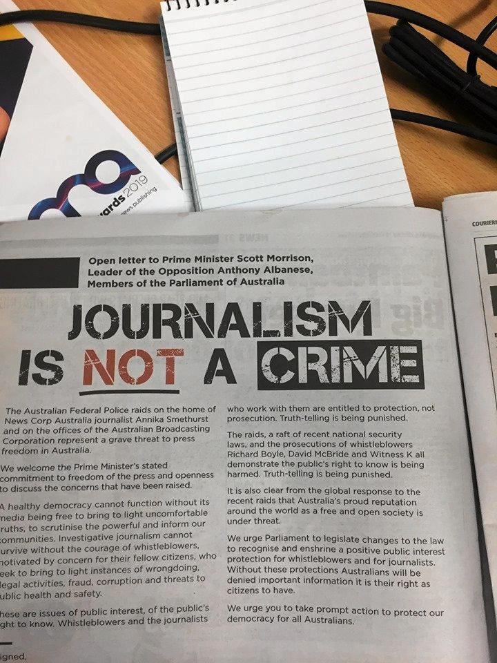 journalism is not a crime photo afp