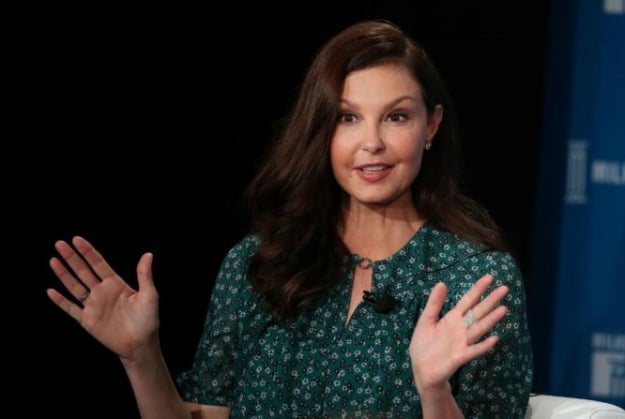 Ashley Judd speaks at the Milken Institute's 21st Global Conference in Beverly Hills, California, U.S. April 30, 2018. PHOTO: REUTERS