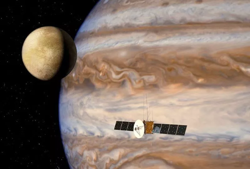 the jupiter icy moons explorer mission juice is seen in this artist s impression handout from nasa nasa has selected key contributions to a european space agency esa mission that will study jupiter and three of its largest moons in unprecedented detail photo reuters the jupiter icy moons explorer mission juice is seen in this artist s impression handout from nasa nasa has selected key contributions to a european space agency esa mission that will study jupiter and three of its largest moons in unprecedented detail photo reuters
